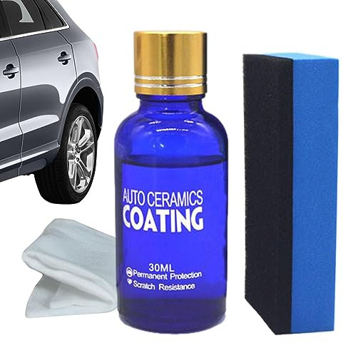 fanelod Kit Rivestimento Nano | Sigillatura del Rivestimento di placcatura 'Agente ceramico | Protezione sigillante per Vernice Auto AntiGraffio Lucida, Protezione sigillante per Vernice Auto per