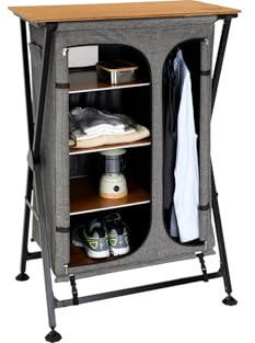 camp LIFE Küchenbox & Kleiderschrank Samara | Outdoor Küchenschrank Auto Camping Küche Miniküche für Zelt Vorzelt Wohnmobil | Reiseküche Campingschrank Campingküche faltbar (Kleiderschrank)