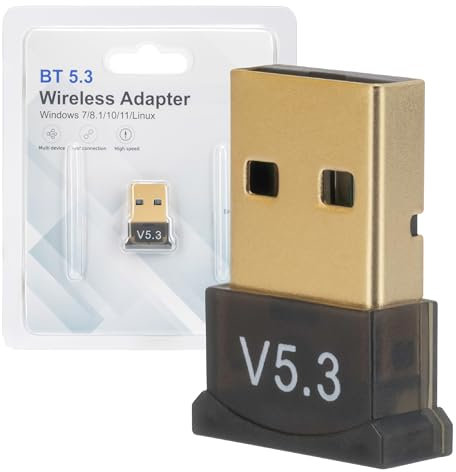 Chiavetta Bluetooth Per Pc - Adattatore Bluetooth 5.3 - Per PC Fisso e Portatile