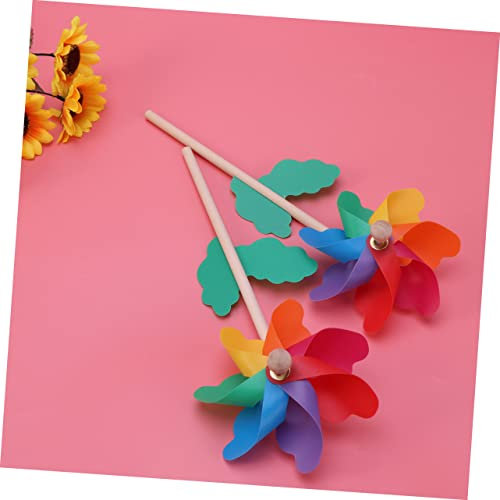 VICASKY 10 ruote a vento decorative per giardino, cameretta dei bambini e feste, versatili, design colorato per la progettazione