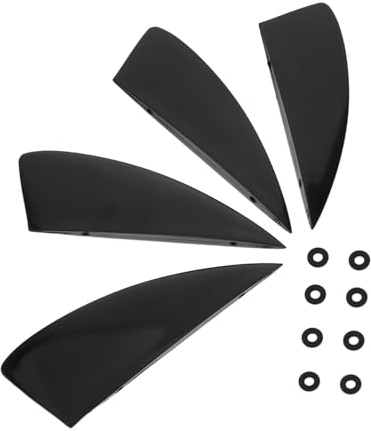 SUPVOX Aleta de Repuesto para Tabla de Surf Divisor de Agua Negro Desmontable para Paddle Board Estabilizador para Kayak Accesorio para Surf y Paddle Sup