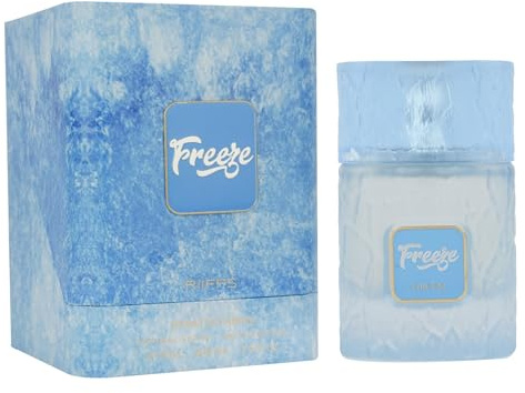 RiiFFS Freeze Extrait De Parfum 100ml | Parfum unisexe longue durée | Parfum frais d'agrumes, de menthe et d'ambre | Parfum de jour à nuit haut de gamme pour hommes et femmes | Eau de parfum Spray