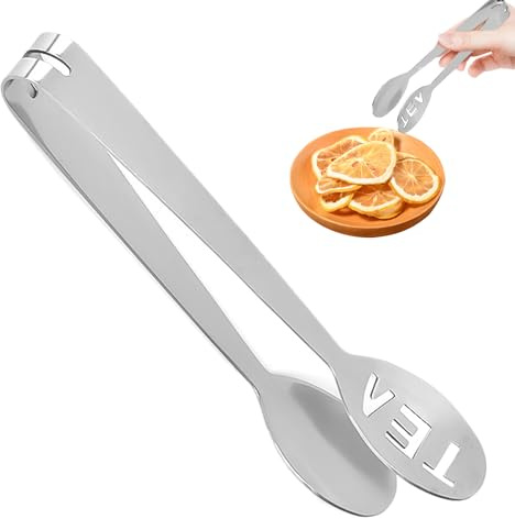 Tång för att pressa tepåsar, te - ta tag i juicer rostfritt stål filterhållare isbitar, socker