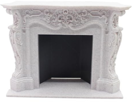 kesurpae Maquette de cheminée Miniature pour Diorama, apportant Une Touche d'élégance à Votre décoration de Maison poupée à l'échelle 1/12. Idéale pour la création dioramas et la décoration