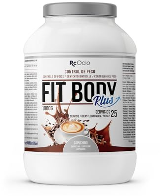 Batidos Sustitutivos de Comida con Proteínas y Colageno | Ayuda al control de Peso | Batido Dietetico Saciante para Hombre y Mujer | Chocolate - Vainilla - Fresa - Capuchino |
