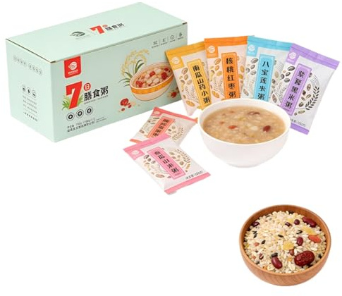 Porridge Da Colazione Multicereali 7 In 1, Confezioni 100 G (totale 700 G), Gusti, Di Cereali Nutriente, Cottura Facile In 30 Minuti For Tutta La Famiglia