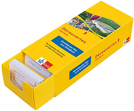 Découvertes Série Jaune 3 - Vokabel-Lernbox zum Schulbuch: Französisch passend zum Lehrwerk üben (Découvertes. Série jaune (ab Klasse 6). Ausgabe ab 2012)
