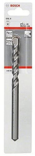 Bosch Professional 1x Betonbohrer CYL-3 (für Beton, Ø 11 x 90 x 150 mm, Zubehör Schlagbohrmaschine), 2608597666, Schwarz, 1 Stück
