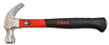 Plumb 11400N 567g/20oz Pro Series Fiberglass Curve Claw Hammer