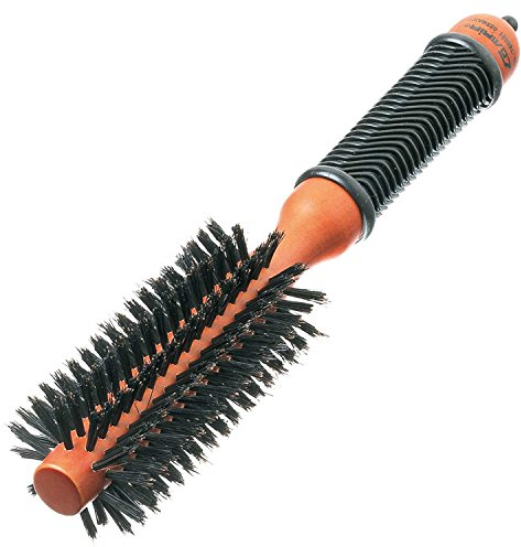 Brosse ronde en poils de sanglier, 40 mm, compartiment amovible, 12 rangées de poils