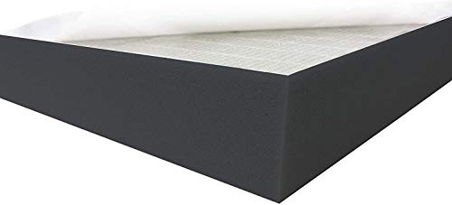 Dibapur ® AKUSTIK STOP autoadesivo – Spazio – Schiuma acustica – ca. 100 x 50 x 5 cm – Isolamento – Insonorizzazione