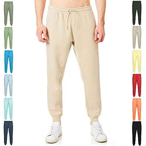 RIPT Essentials RCPNT764 Joggingbyxor för män Soft Touch Loungewear träningsbyxor joggingbyxor joggingbyxor, Sand, L
