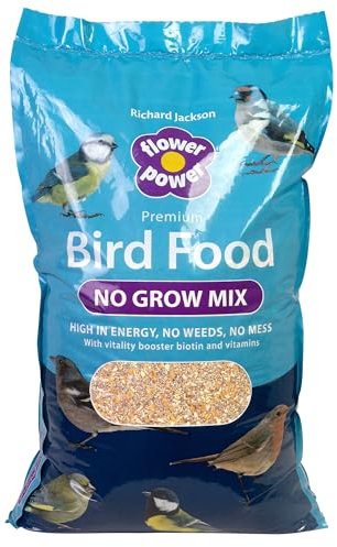 Richard Jackson Flower Power No Grow Premium Wild Bird Food with 13 Natural ingredients, 12.75kg