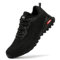Kricely Zapatillas de Trail Running Hombre Outdoor Antideslizantes Transpirables Zapatos de Senderismo Zapatillas Trekking Tenis Calzado Deporte Ligero Casuales Sneakers Negro 45