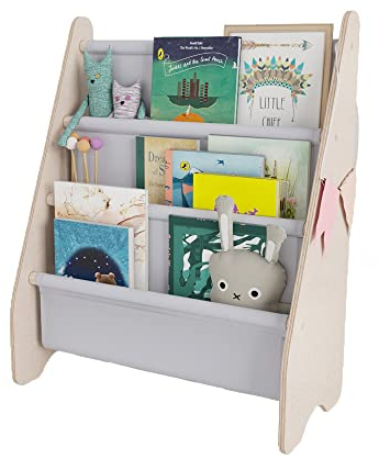 MAMOI® Bücherregal, Bücherkiste für Zimmer, Book Shelf, Buchregal, Wandregal Regal, Bücherregal, Bücherbank aus Holz