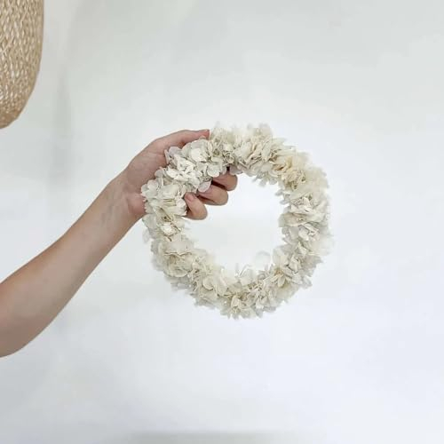 Lykke & You Adventskranz Trockenblumen für Kerzentablett Hortensie