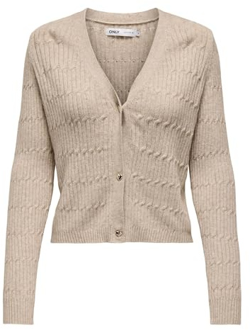 ONLY Onlkatia Ls Vneck Cardi KNT Noos