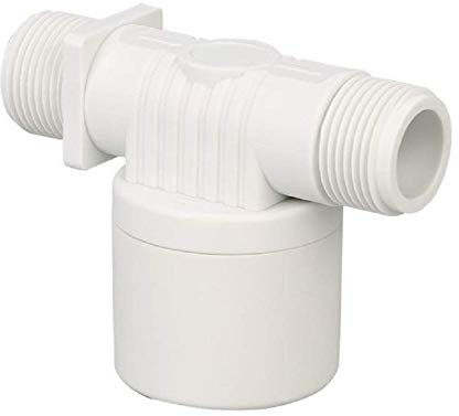 Qoekacy Vanne à Bille Flottante Vanne de Contrôle de Niveau D' de Vanne à Flotteur IntéGréE IntéGréE pour RéServoir D' Solaire (CôTé 1 Pouce)