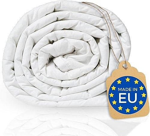 Amabeen Gewichtsdecke 135x200 cm 4kg - Waschbar - EU-Hergestellt - Therapiedecke aus Baumwolle