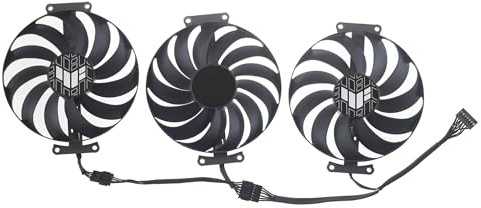 QHHOZHD 95MM RX6700XT RX6800 RX6900XT Graphics fan for ASUS for TUF for Gaming for Radeon RX 6700 XT 6800 6900 OC Edition Card(3PCS SET)