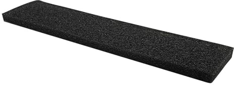 Generico Schiuma Filtrante per Acquario E Laghetto All'aperto - Spugna Filtrante Biochimica Nera Tagliabile | Cuscinetto in Schiuma Meccanica E Biologica Ad Alta Densità per Filtro 'Acqua | 50x50 Cm