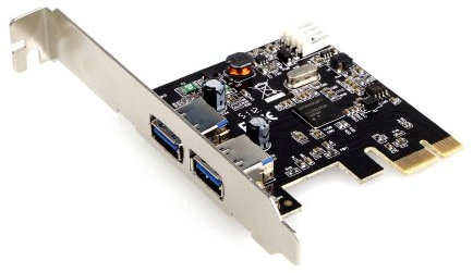 Gembird UPC-30-2P - Tarjeta de Red (PCI, USB 3.0)