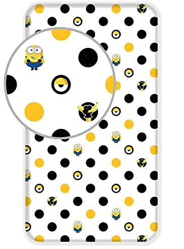 Ich - Einfach unverbesserlich Minions Spannbetttuch für Einzelbetten