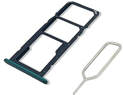 Eonpam SIM Kartenrahmen für (Huawei P Smart 2021) Originale Qualität Ersatz Karten rahmen Inkl SIM Kartenschlitz Pin(Grün)