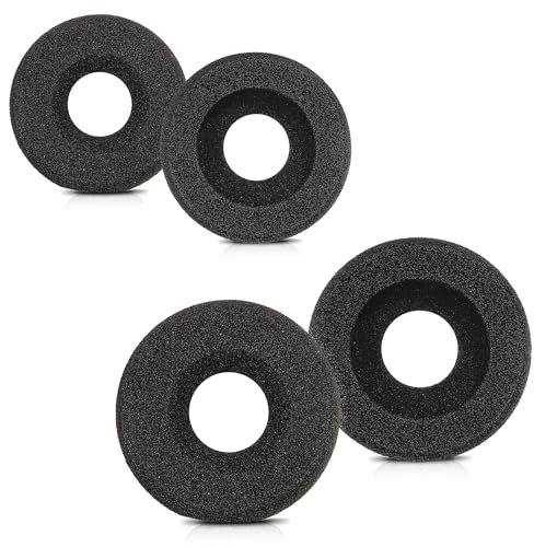Plantronics Headset Ear Cushions Replacement Earpads Foam Ear Pad Covers for Plantronics Blackwire C310 C320 3200 3210 3220 3310 C3225 HW251N HW520 Jabra PRO 920 930 Biz 1500 2400 Headphones (4 Pack)