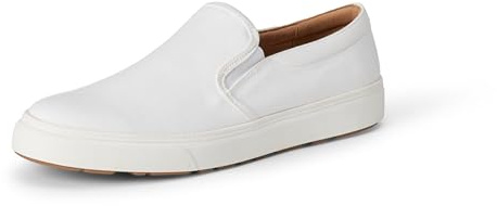 Amazon Essentials Sneaker Slip-On Uomo, Bianco, 46 EU