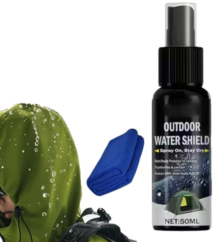 Amesor Spray Impermeabilizante para Telas,Agente de Revestimiento Impermeable 50 ml | Agente Antimanchas para Tiendas De Campaña | Zapato Bota Zapatilla Tienda Madera Tapicería Alfombra