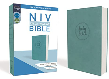 NIV, Value Thinline Bible, Imitation Leather, Blue: New International Version, Value Thinline, Imitation Leather, Torquoise, Comfort Print