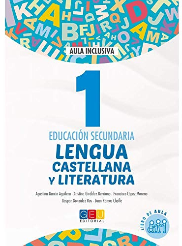 Lengua castellana y literatura - Libro de texto - 1º de la ESO/ Editorial GEU/ Método aprendizaje eficaz / Aprende conceptos /Mapas conceptuales - 9788416729470