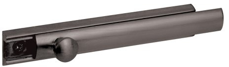 Defender Security U 10307 Prime Line Slide Bolt, 4 in L, Solid, Gray
