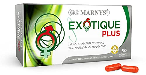 Marny's Exotique Plus Energía para Actividad Intensa con Guaraná, Taurina, Jalea Real, Ginseng 60 Cápsulas