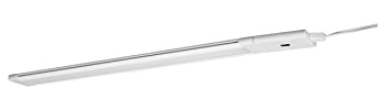 LEDVANCE LED Unterbau-Leuchte, Leuchte für Innenanwendungen, Integrierter Sweep-Sensor, Länge: 30 cm, Cabinet LED Slim 4058075227699 Weiß