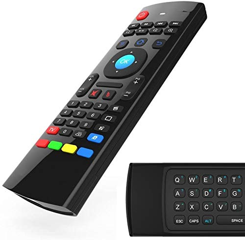 Techta MX3 Air Mouse Remote 2.4GHz Wireless Keyboard For Google Android Mini PC TV Box Smart TV PC HTPC Windows Mac OS Linux Raspberry Pi Box Xbox 360 PS3 MAC OS Laptop Presentation Computers