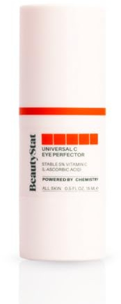 BeautyStat C Eye Perfector Eye Cream to Reduce Dark Circles, 5% L-Ascorbic Acid (Vitamin C), Hyaluronic Acid, CMH Repair Complex - Moisturising for the Eye Area (0.5 oz / 15 ml)