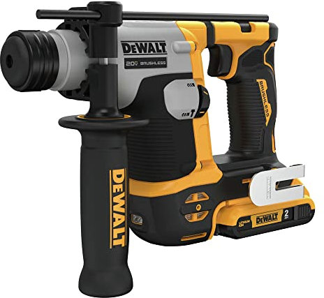 Dewalt DCH172D2 20V MAX ATOMIC Brushless Lithium-Ion 5/8 in. Cordless SDS PLUS Rotary Hammer Kit with 2 Batteries (2 Ah)