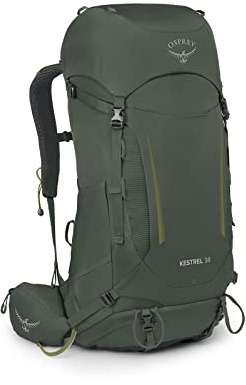 Osprey Kestrel Men's Backpack, 38L, Bonsai Green, L/XL