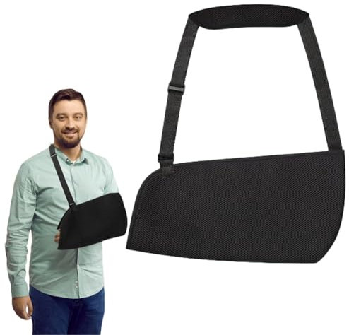 KLLJ Tutore Braccio,Reggibraccio Per Braccio,Regolabile Fascia Braccio Rotto,Fascia Supporto per Braccio,Tutore a Fascia per Braccio,Imbracatura per Braccio,Reggibraccio per Braccio a Tracolla