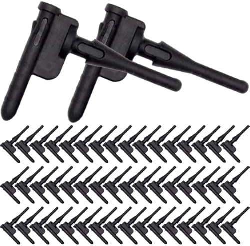 Xiatiaosann Tornillos antivibración y reducción de ruido de goma negra para ventiladores de CPU de PC, tornillos de montaje de goma suave (50 piezas)