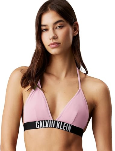 Calvin Klein Donna Top Bikini a Triangolo Imbottitura Estraibile, Rosa (Sweet Pink), XS