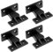 4 Pairs Keku Drop On,Hook Push in Plinth Fasteners Fittings Press Fit Kitchen Panel Clips Quick Fitting Furniture Panel Board Connector Mount Fastener for Cupboard Cabinets Wardrobe Bath Bed Table