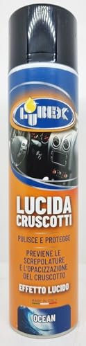 Lucida Cruscotti Ocean, Spray Protettivo per Cruscotto Auto, Pulisce e Protegge, Effetto Lucido, Made in Italy SET DA 2 PEZZI