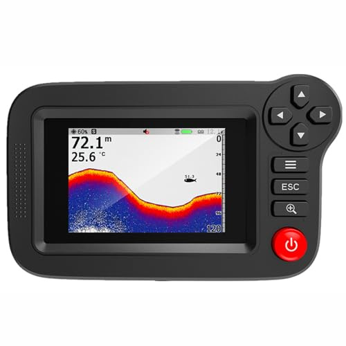 Sonar Finder Détecteur de profondeur sous-marine sans fil 3 12,7 cm avec détecteur de pêche