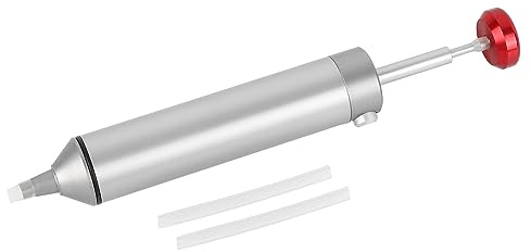 Respefinem Solder Sucker Desoldering Vakuumpump Stark sug Aluminiumlegering Portabelt Lödavlägsningsverktyg för DIY Entusiast Circuit Board Reparation och underhåll