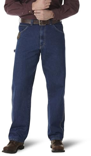 Wrangler, Riggs, Arbeitsjeans im Bauarbeiter-Stil für Herren, Antik Indigo, 42W / 34L