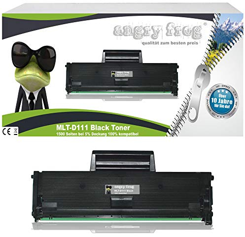 Angry Frog 1x Toner kompatibel zu MLT-D111S für Samsung M2026W, M2022W, M2022, M2070W, M2070FW, M2020, M2000 - MLTD111S/ELS