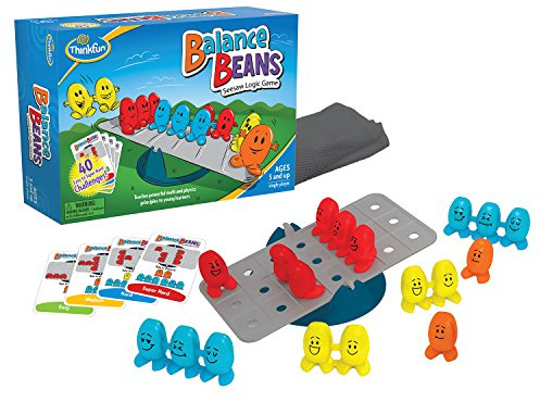 ThinkFun Balance Beans Math Game - Engaging Pre-Algebra Puzzle for Kids | Enhances Logical Reasoning & Critical Thinking | Award Winning Educational Toy | for Ages 5 and Up